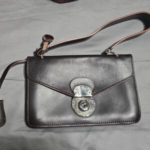 Dooney & Bourke Black Leather Shoulder Bag